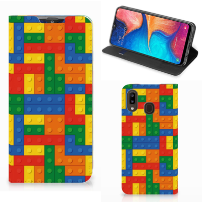 Samsung Galaxy A30 Hoesje met Magneet Blokken Samsung Galaxy A30 Hoesje met Magneet Blokken