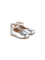 Chloé Kids ballerines en cuir à boucle - Argent