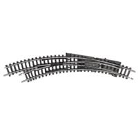 N Minitrix rails T14956 Gebogen wissel, Links 42 ° 194.6 mm, 228.2 mm 1 stuk(s) - thumbnail