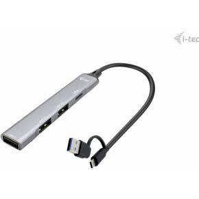 I-tec USB-C/USB-A Metal HUB 1x USB 3.0 + 3x USB 2.0