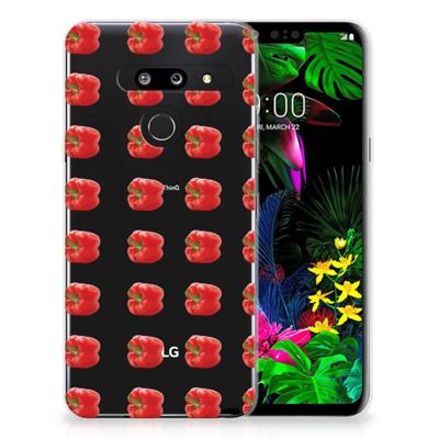 LG G8 Thinq Siliconen Case Paprika Red LG G8 Thinq Siliconen Case Paprika Red