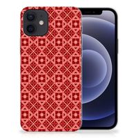 iPhone 12 | 12 Pro (6.1") TPU bumper Batik Rood - thumbnail