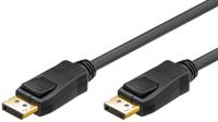 Goobay DisplayPort Aansluitkabel [1x DisplayPort stekker - 1x DisplayPort stekker] 3.00 m Zwart