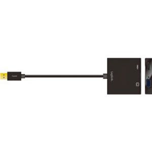 LogiLink UA0234 USB grafische adapter 1920 x 1080 Pixels Zwart