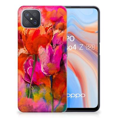 Hoesje maken OPPO Reno4 Z | A92s Tulips Hoesje maken OPPO Reno4 Z | A92s Tulips