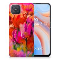 Hoesje maken OPPO Reno4 Z | A92s Tulips