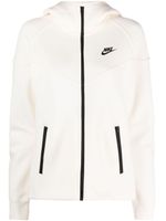 Nike hoodie zippé à logo imprimé - Tons neutres