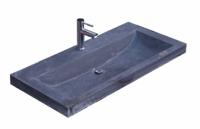 Lambini Designs Novara wastafel natuursteen 100cm met kraangat