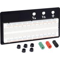 TRU COMPONENTS EIC-102B Breadboard Totaal aantal polen 830 (l x b x h) 165 x 55 x 8.5 mm 1 stuk(s) - thumbnail