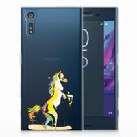 Sony Xperia XZs | XZ Telefoonhoesje met Naam Horse Color