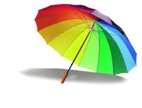 Regenboog Paraplu