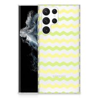 Samsung Galaxy S22 Ultra TPU bumper Waves Yellow