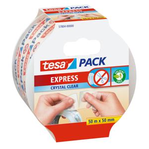 tesa EXPRESS 57804-00000-01 Pakband tesapack Transparant (l x b) 50 m x 50 mm 1 stuk(s)