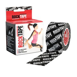 RockTape (5cm x 5m) zwart logo