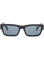 Prada Eyewear lunettes de soleil rectangulaires à plaque logo - Noir