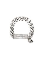 Alexander McQueen bracelet chaîne à breloque tête de mort - Argent