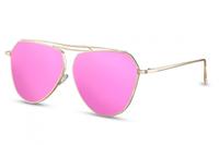 CWI zonnebril dames piloot cat.3 goud/roze (CWI1391)