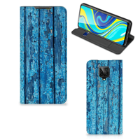 Xiaomi Redmi Note 9 Pro | 9S Book Wallet Case Wood Blue