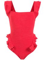 Clube Bossa maillot de bain Barbette à volants - Rouge - thumbnail