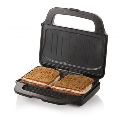 Domo DO9195C sandwich maker 900 W Zwart, Roestvrijstaal