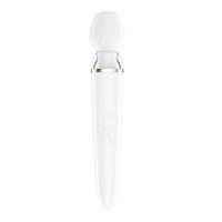 Double Wand-er Wand Vibrator - White