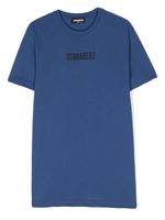 DSQUARED2 KIDS t-shirt en coton à logo imprimé - Bleu - thumbnail