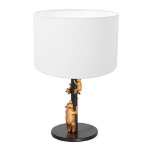 Steinhauer Design schemerlamp Animaux met witte kap 8230ZW