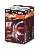 OSRAM TRUCKSTAR® PRO H7, + 120% meer helderheid, halogeen koplamplamp, 64215TSP, 24V vrachtwagenlamp, vouwdoos (1 lamp)