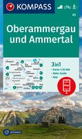 Wandelkaart 05 Oberammergau und Ammertal | Kompass