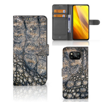 Xiaomi Poco X3 | Poco X3 Pro Telefoonhoesje met Pasjes Krokodillenprint