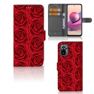 Xiaomi Redmi Note 10S | 10 4G | Poco M5s Hoesje Red Roses