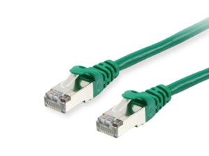 Equip 605547 RJ45 Netwerkkabel, patchkabel CAT 6 S/FTP 0.50 m Groen Vergulde steekcontacten 1 stuk(s)