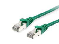 Equip 605543 RJ45 Netwerkkabel, patchkabel CAT 6 S/FTP 0.25 m Groen Vergulde steekcontacten 1 stuk(s)