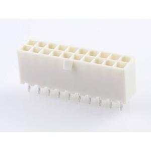 Molex 460152002 Male header, inbouw (standaard) Totaal aantal polen: 20 Inhoud: 1 stuk(s) Tray