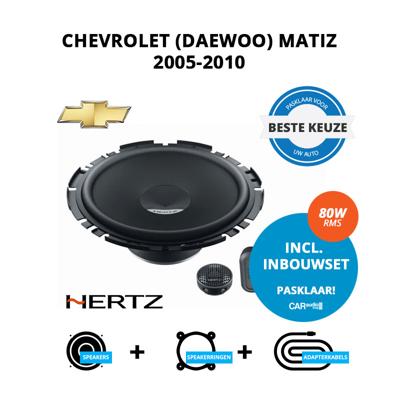 Beste speakers voor Chevrolet (Daewoo) Matiz 2005-2010 - Voordeuren