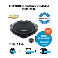 Beste speakers voor Chevrolet (Daewoo) Matiz 2005-2010 - Voordeuren