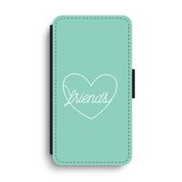 Friends heart pastel: iPhone XS Max Flip Hoesje