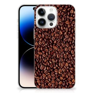 iPhone 14 Pro Max Siliconen Case Koffiebonen