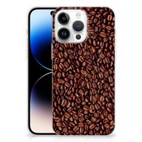 iPhone 14 Pro Max Siliconen Case Koffiebonen