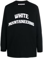 White Mountaineering sweat à logo imprimé - Noir