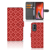 OnePlus Nord 2 5G Telefoon Hoesje Batik Rood