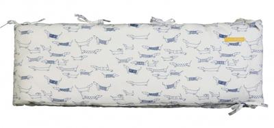 Pericles boxbumper Hond 320 x 30 cm wit/blauw