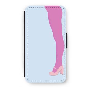 Pink panty: iPhone XS Flip Hoesje