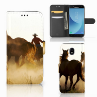 Samsung Galaxy J5 2017 Telefoonhoesje met Pasjes Design Cowboy