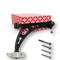 febi bilstein 40104 draagarm met lagers, scharnier, houder, borgmoer en schroeven, 1 stuk