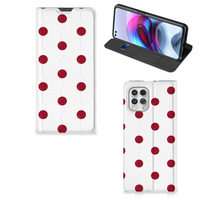 Motorola Moto G100 Flip Style Cover Cherries