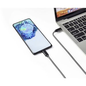 Renkforce USB-kabel USB 2.0 USB-C stekker 0.50 m Zwart RF-4598416