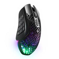 SteelSeries Aerox 9 Wireless - Geperforeerde RGB-gamingmuis - Ultra-lichtgewicht waterbestendig ontwerp - 18 knoppen - Bluetooth/2,4-GHz - 18K DPI TrueMove Air optische sensor