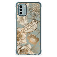 Case voor Nokia G22 Vintage Bird Flowers - thumbnail