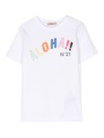 Nº21 Kids t-shirt à logo imprimé - Blanc - thumbnail